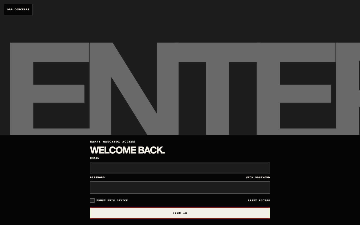 Overprint Monolith initial desktop preview